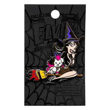 Elvira And Gonk Bewitched Enamel Pin